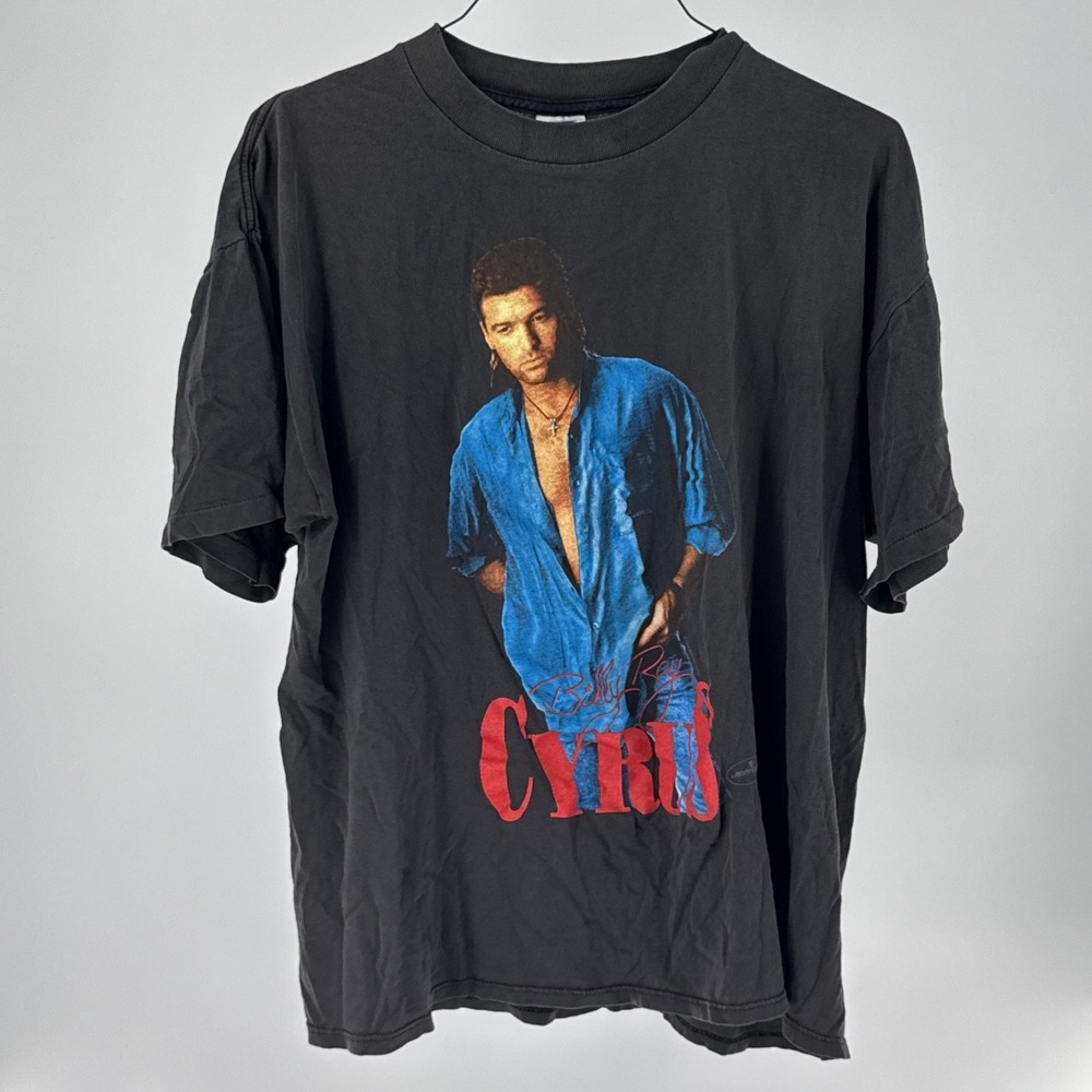 VINTAGE 1993 BILLY RAY CYRUS I ain't your dog no more TOUR T-SHIRT XL